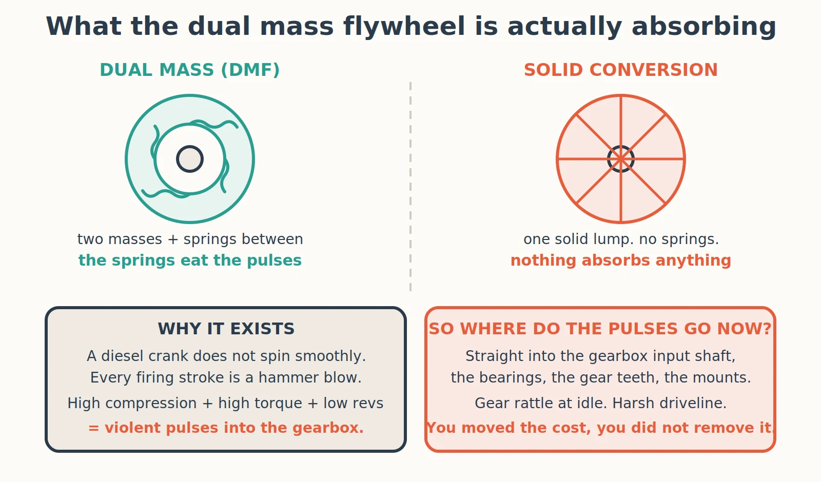 Diagnostic diagram: Can You Replace a Dual Mass Flywheel With a Solid One?