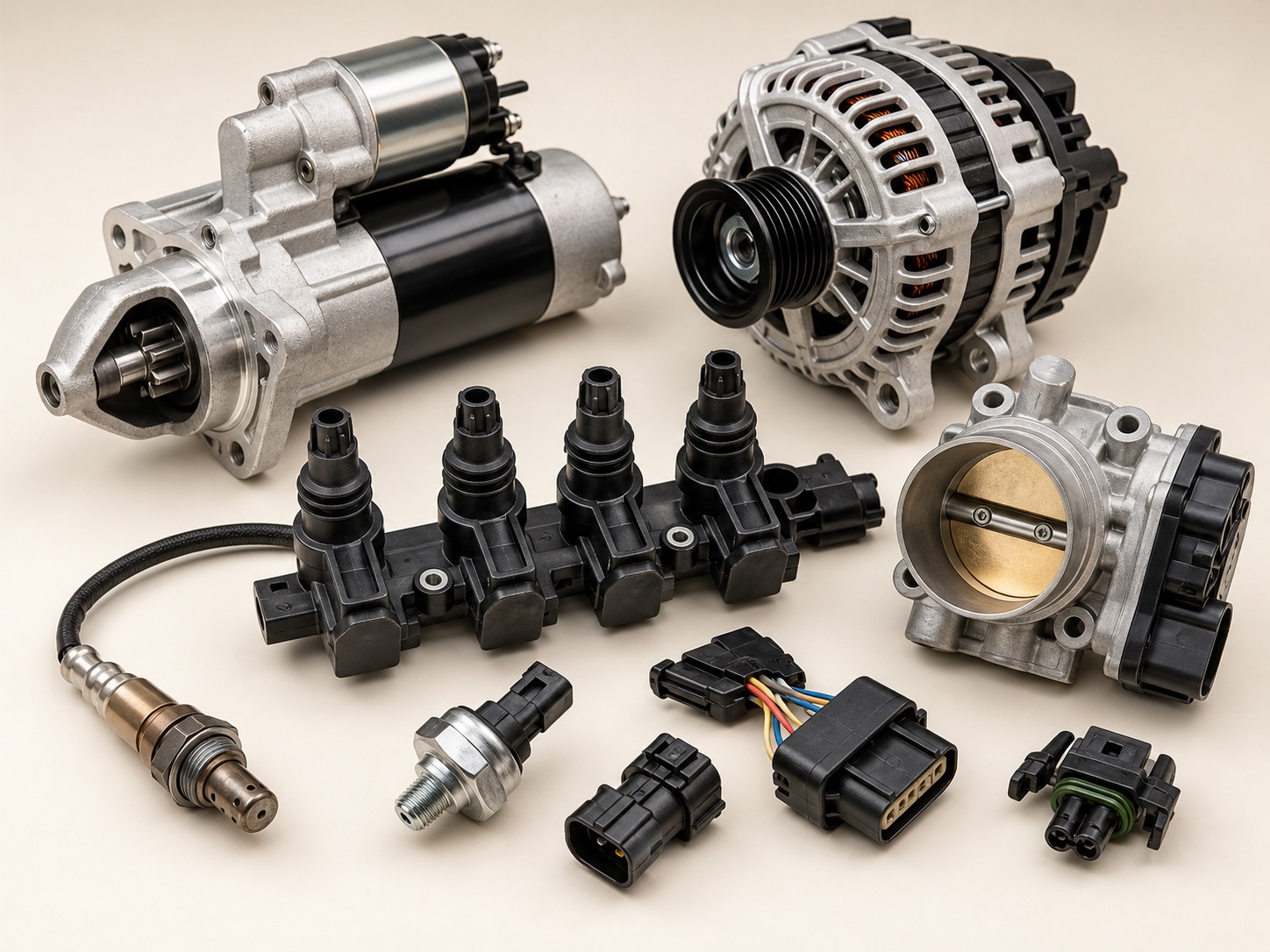 Electrical and engine management auto parts